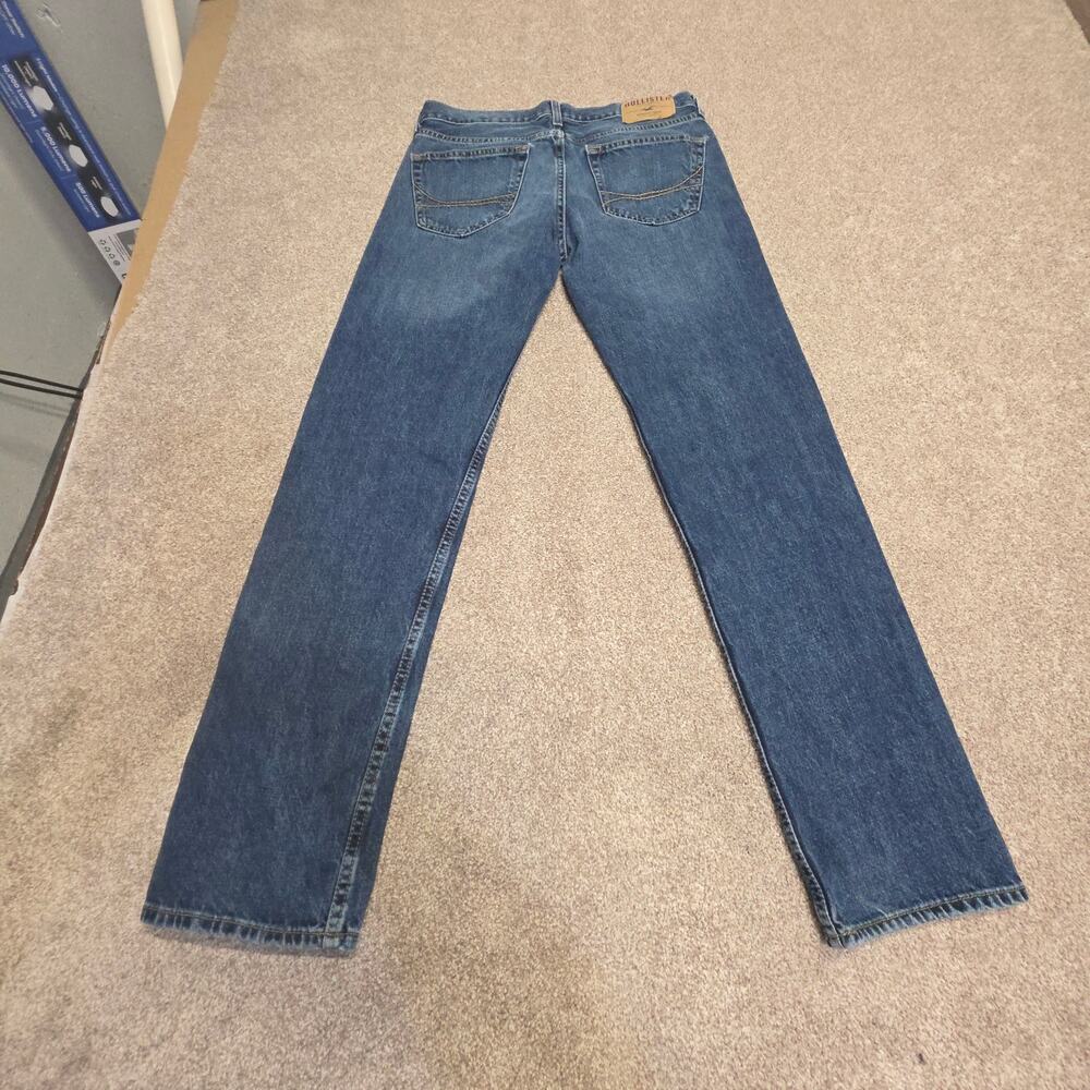 y2k indie Hollister Classic Straight Jeans 30x32 Medium Wash everyday Button Fly